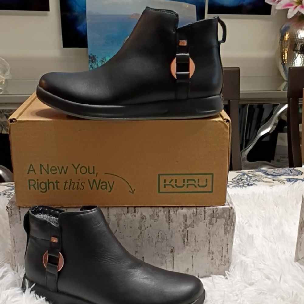 Kuru Cloud Tempo Orthopedic Plantar Fasciitis Ankle Boots Women's Sz 9 M
